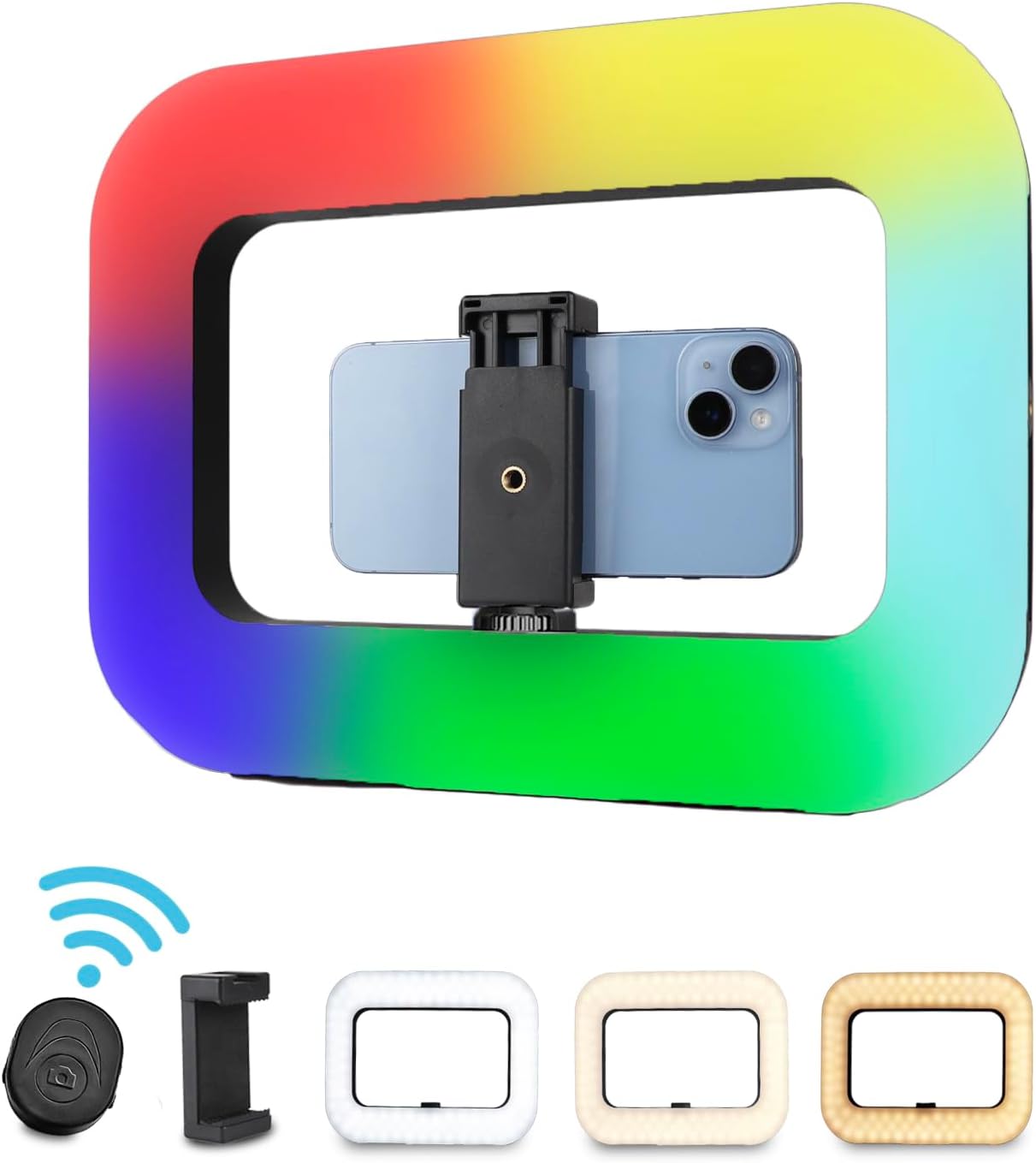 Anneau lumineux vidéo rectangulaire