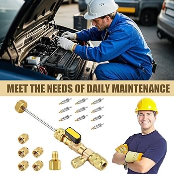 Outil d'installation et de retrait de noyau de soupape de climatisation