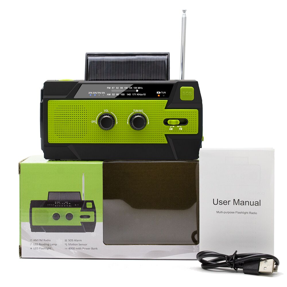 Radio solaire d'urgence
