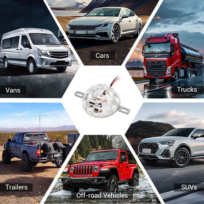 Lumières LED universelles étanches (2 PCS)