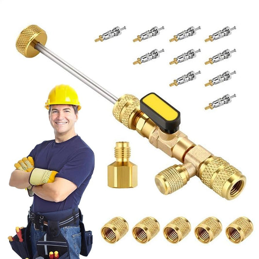 Outil d'installation et de retrait de noyau de soupape de climatisation