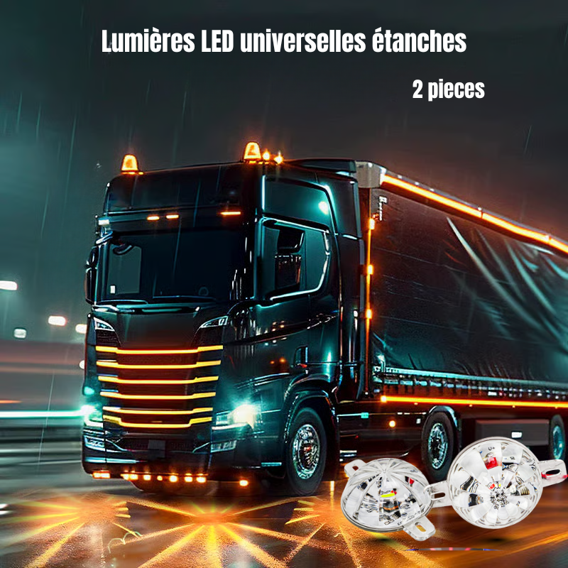 Lumières LED universelles étanches (2 PCS)